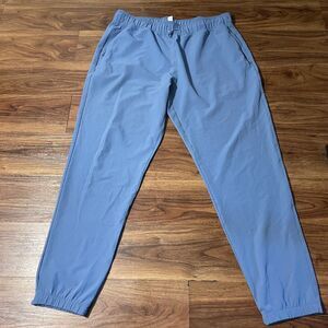 90 Degrees by Reflex Mini Venture Seersucker Joggers Blue Tapered Mens Size XL